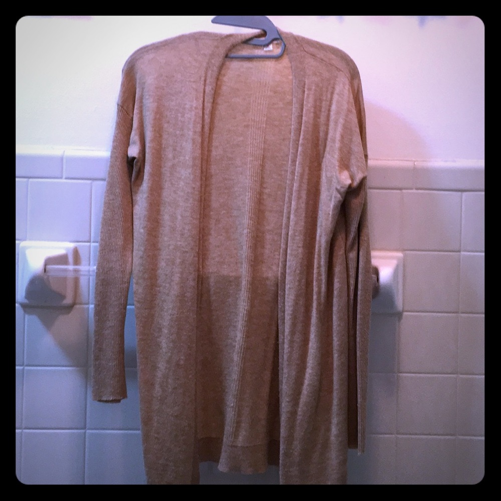Long gap cardigan